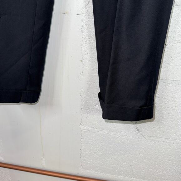 Ralph Lauren Men's Classic-Fit Solid Pleated Dress Pants Black Solid 38X30 $95 - Picture 5 of 8